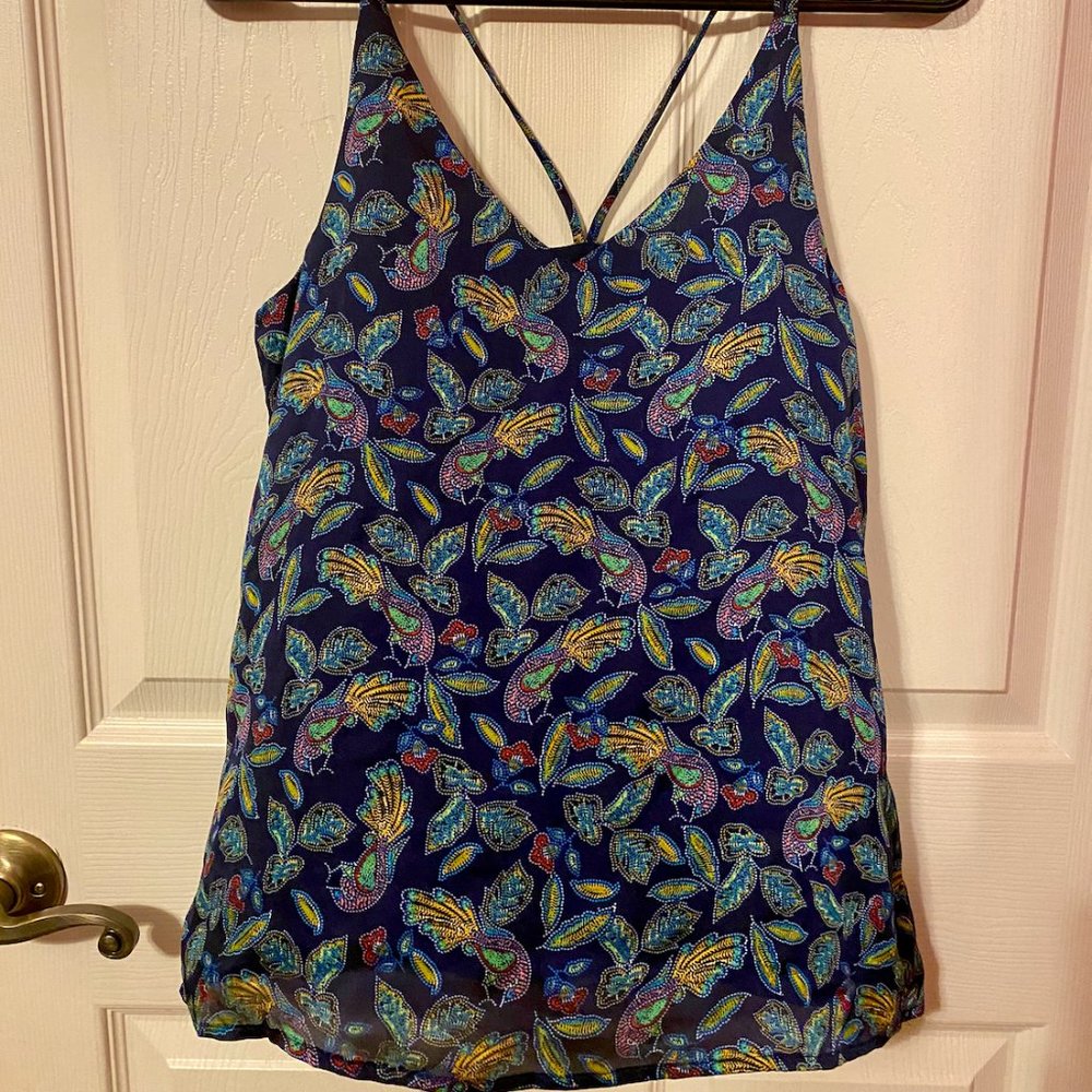 Skies Are Blue Dianne Strap Detail Blouse/Tank - S